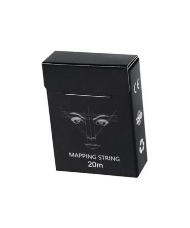 NOLITOY 1box Eyebrow Tattooing Drawing Mapping Tools Ink Practical Measuring Embroidered Manual Supplies 6x4.5cm Black