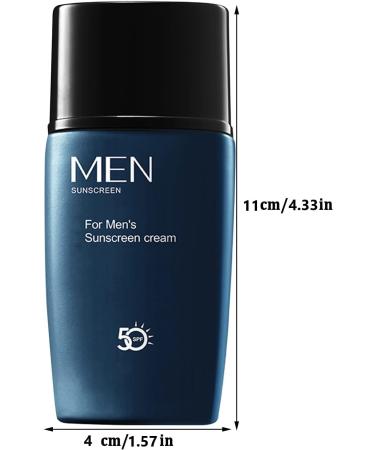 Men's Non-Greasy Refreshing Moisturizing Sunscreen - Dark Blue One Size - Buy Online on GoSupps.com