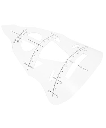 Outanaya 1pc Eyebrow Ruler Eyebrow Template Shaping Tool Makeup Tools Eyebrow Tracer Carved Tool Kit