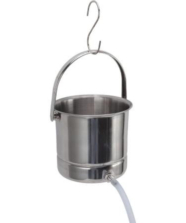 Buy Klanstier Set | 1.6L Stainless Steel Coffee Inlet Bucket for Detox | Home Enema Kit with Nozzle Tips & Storage Bag - Buy Online on GoSupps.com
