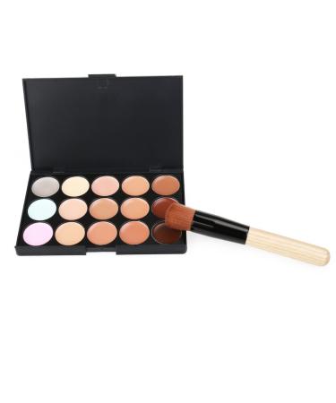 FRCOLOR 15-Color Oblique Head Makeup Palette Set - Concealers & Foundation Brushes for Flawless Application - Buy Online on GoSupps.com