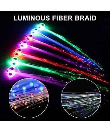 LED Fiber Optic Lighting Set - 3 6 10 80 Lights in Blue Rainbow Red Green White - Perfect for Parties & Events | International Shipping Available - Buy Online on GoSupps.com