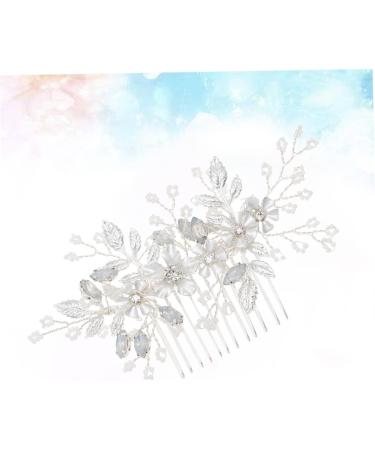 Ipetboom Wedding Hair Comb Tiara Combs Crystal Hair Comb Rhinestone Hair Comb Rhinestone Comb Bride Wedding Millet Beads Bride Comb - Buy Online on GoSupps.com