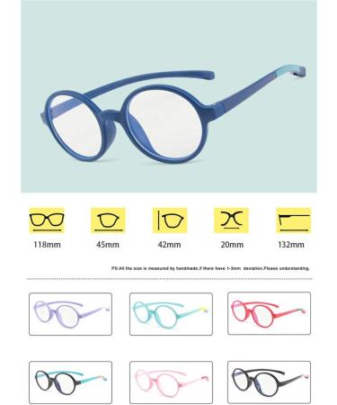 Tofox Anti Blue Light Glasses for Kids | UV Protective Retro Reading Eyewear for Girls & Boys - Color 3 - Buy Online on GoSupps.com