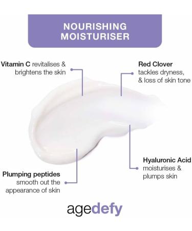 ARK Skincare Age Defy Nourishing Moisturiser for Mature Skin Combats Hormone Loss & Dryness with Hyaluronic Acid Blackcurrant and Borage Oil 55ml - Buy Online on GoSupps.com