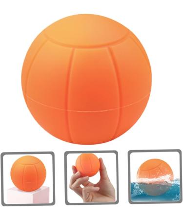 Frcolor Faszienball Massageball Foot & Neck Massager 6.1x6.1cm Orange Lacrosse Ball for Fasciitis Relief | Small Fitness Massage Device - Buy Online on GoSupps.com