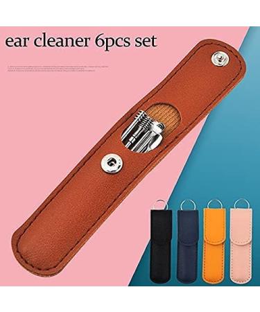 HANBOLI Spring Ear Wax Cleaner Tool Set - Prevent Infection, Relieve Itching - Storage Box Included - Brown - Perfect Gifts for Grandparents - Buy Online on GoSupps.com