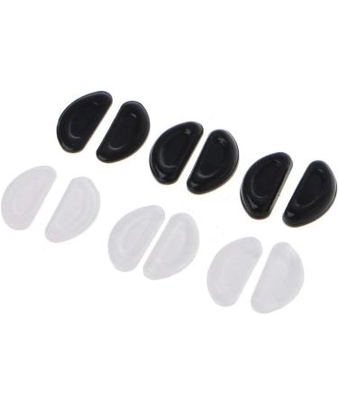 10 Pairs Self-Adhesive D Shape Silicone Nose Pads for Glasses - Non-Slip & Soft | International Shipping Available - Buy Online on GoSupps.com