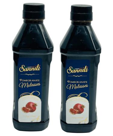 Sanniti Premium Pomegranate Molasses, 17 Fl Oz 500ml (Pack of 2) - Buy Online on GoSupps.com