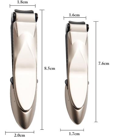 Ergonomic Stainless Steel Nail Clipper for Toenails and Fingernails Cutter with Splash-Proof Design Home Grooming Tool for Women in 5 Vibrant Colors - Buy Online on GoSupps.com