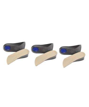 Gatuida 3 Pairs Shoe Inserts Shoe Pads Invisible Insole Height Increase Insert Shoe Lifts Heel Men and Women Booster Pad