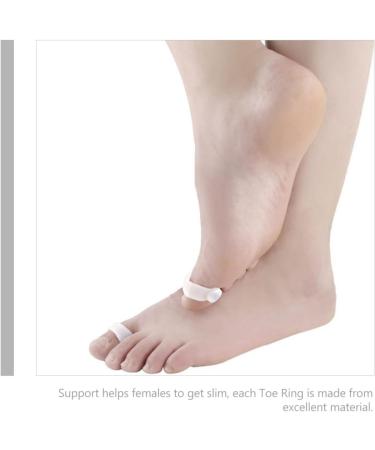 Shop Hemoton 20 Pairs Toe Ring Covers - Elastic Band Massage Rings for Acupoint Relief | Silicone Toe Tools in Travel Box - Buy Online on GoSupps.com