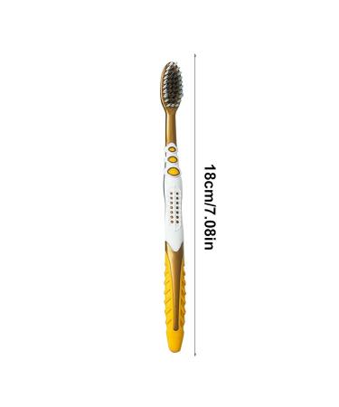 Portable Soft Bristle Toothbrush with Dental Floss - Ideal Travel Toothbrush for Family & Sensitive Teeth - Buy Online on GoSupps.com
