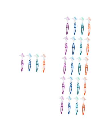 Minkissy toothbrush holder soft bristles toothbrushes toothbrushes toothbrushes toothbrushes at home tooth cleaning brush children's plaster braces nylon bristles hand tools convenient 24