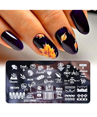 WOKOTO 6Pcs Starry Sky Nail Art Stamping Template Set - Manicure Stencils for DIY Salon Kit - Buy Online on GoSupps.com