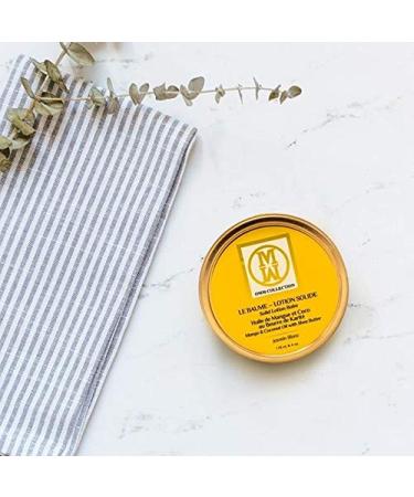 OMM Collection Solid Lotion Balm Natural Oils Mango Shea Cocoa coconut Butter-Rich Hydration-Heal & Sooth Rough Dry Irritated Skin-Dark Chocolate (2oz) - Buy Online on GoSupps.com