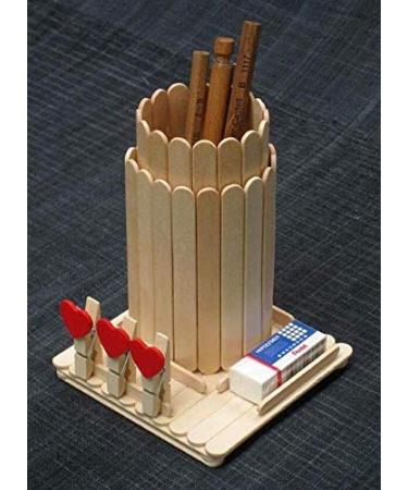 Perfectware 4.5'' Craft Sticks 1000ct - Premium Quality Wooden Sticks for Crafting - Pack of 1000 - Buy Online on GoSupps.com