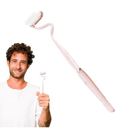 S-Shaped Manual Toothbrush for Adults | Soft Bristles & Deep Cleaning | Multifunctional Oral Care Tool - Buy Online on GoSupps.com