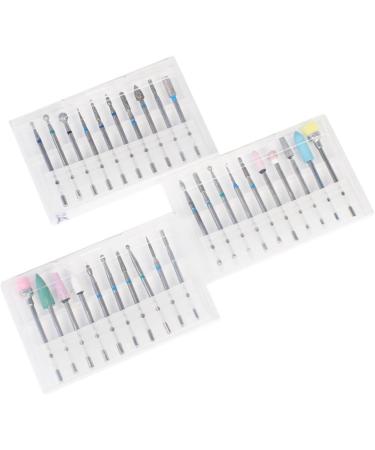 Beavorty nail drill kit ceramic nail drill bit diamond nail drill bit manicure drill bits diamond cuticle nail bits nails drill bits nail painting kit nail drill tool alloy grinding head medium Picture 1 - Buy Online on GoSupps.com