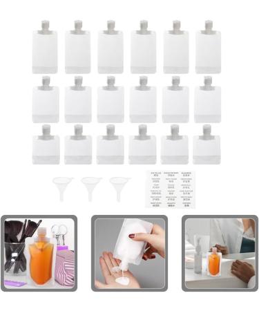 Beaupretty 1 Set Flap Lotion Bag Refillable Travel Pouches Toiletry Cosmetic Containers Liquid Pouch Travel Make up Bag Travel Pouches for Toiletries Liquid Clamshell Funnel The Pet Filling - Buy Online on GoSupps.com