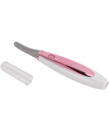 Electric Heated Eyelash Curler with Silicone Brush Comb Design Portable Adjustable 3 Gear Temperature for Instant Curling Effect - Buy Online on GoSupps.com