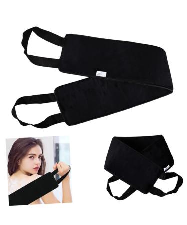 FOMIYES Baby Birthday Crown Back Wash Sponge & Microfiber Bath Towel - Tanning Scrubber & Bathing Essentials - 82x11x0.3cm Black - Buy Online on GoSupps.com