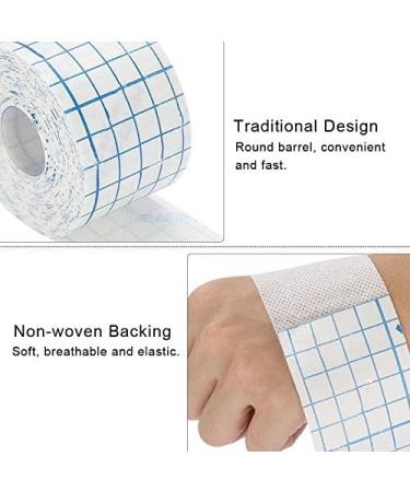 Mesh Breathable Non-Woven Tape Adhesive Bandage Roll - Antibacterial Second Skin Healing Dressing 3.9in x 34ft | Flexible Protective Bandages for Optimal Wound Care - Buy Online on GoSupps.com