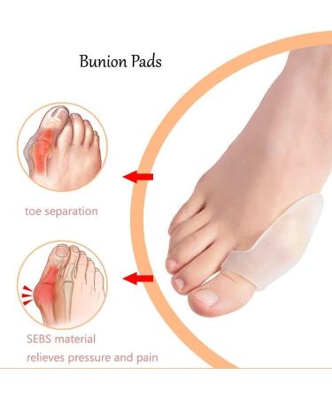 VIEEL Gel Toe Separator Bunion Corrector - 5 Pairs for Pain Relief and Toe Alignment | Ideal for Dancers, Yogis, Athletes | Men and Women - Buy Online on GoSupps.com