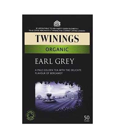 Twinings Twinings Groceries Earl Grey Pack of 50 Organic Tea Bags