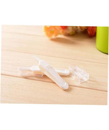 Healeved 6 Pcs Baby Nursing Cleaning Tools Set - Plastic Nose & Ear Tweezers for Newborn Safety Care - Nose Clip & Ear Pick Bag Included - Buy Online on GoSupps.com