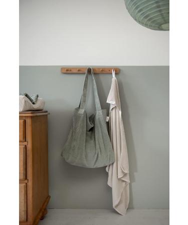 Koeka Diaper Bag - Stylish & Washable Nappy Bag for Moms - Green Corduroy Baby Bag - Perfect for International Shipping - Buy Online on GoSupps.com