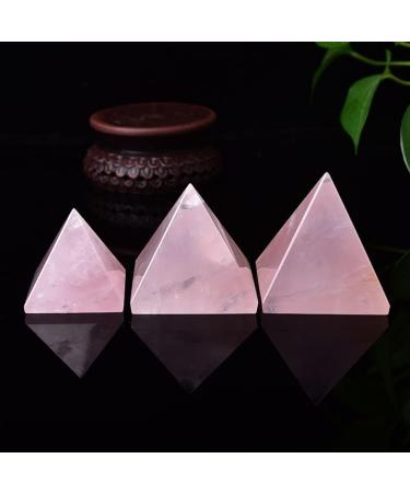 Natural Crystal Rough Natural Crystals Rose Quartz Pyramid Crystal Stone Wands - Buy Online on GoSupps.com