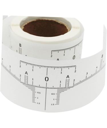 NOLITOY Brow Ruler Sticker Eyebrow Ruler Sticker Grooming Brow Measuring Makeup Stencil Vernier Caliper Tool Mini Eyebrow Card - Buy Online on GoSupps.com