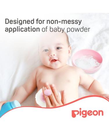 Pigeon Baby Powder Case with Puff - Pink | Convenient and Hygienic Storage - Buy Online on GoSupps.com