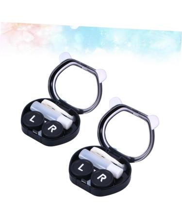 Buy SOLUSTRE 4-Piece Cartoon Contact Lens Case | Lens Container & Storage Box for Safe Travel - Order Internationally! - Buy Online on GoSupps.com