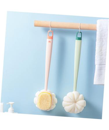 BELLIFFY Exfoliating Bath Brush Loofah Scrubber for Men - Shower Body Brush with Handle - Buy Online on GoSupps.com
