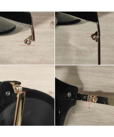 Wekiva Glasses Replacement Bars - Transparent Plastic Spare Parts for Glasses Repair - 1 Pair - Buy Online on GoSupps.com