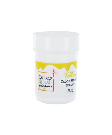 Colour Splash Additions Chocolate Colour | Yellow Cocoa Butter For Cake Decorations Truffles Chocolates | Chocolate Paint - 30g