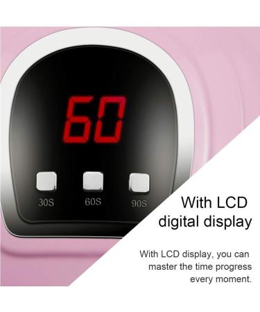 Professional UV LED Nail Lamp 54W with LCD Display and Timer Setting for Gel Nail Polish Drying - Nail Art Tools with Auto Sensor - Buy Online on GoSupps.com