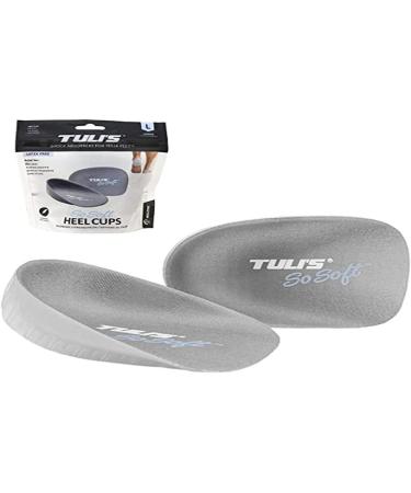 Tuli's So Soft Heavy Duty Gel Heel Cups Provide Relief for Plantar Fasciitis, Heel Pain, and Shock Absorption, Large Large (1 Pair)