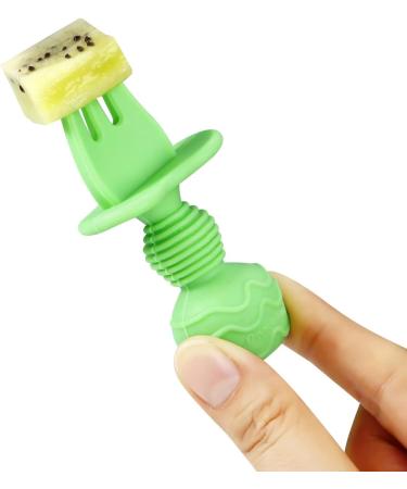 Pandaear 6 Pack Silicone Baby Cutlery Set | Baby Led Weaning Fork & Spoon | Perfect for 4 Months+ | Safe & Easy Dining Accessories - Buy Online on GoSupps.com