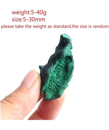 Natural Crystal Rough 1 Pack Raw Natural Malachite Landscape Green Quartz Gem Specimen RoughSuitable for DIYStones (Size : 5-10g) (Size : 10-20g) - Buy Online on GoSupps.com