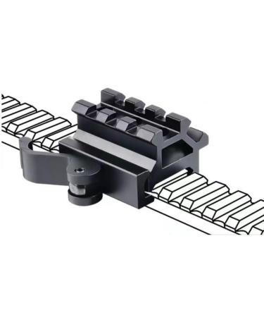Houson 45 M-L-O-K Picatinny-Schiene Adapter QD Picatinny Schiene Weaver Adapter 20 mm on 20 mm Tactical Scope Extend Mount Adapter QC05