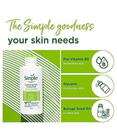 Buy S.imp le Skin Hydrating Light Moisturiser Lotion 125ml - Best International Shipping & Affordable Skincare - Buy Online on GoSupps.com