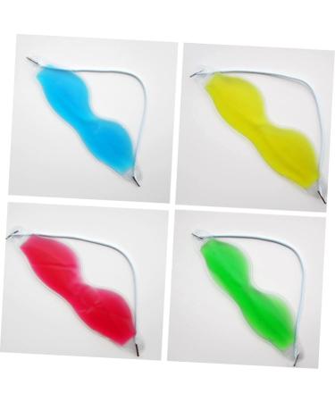 Angoily Silicone Gel Eye Patch Ice Eye Silicone Cooling Eye Pastes Eye Soothing Pads for Dry Eyes Eye Drops Eye Replacement Bottle Tops Eye Mask The Summer Facial Mask - Buy Online on GoSupps.com