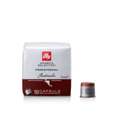 illy Illy Iperespresso Arabica Selection Guatemala with Chocolate Notes - 1 x 18 Espresso Coffee Capsules (120g)