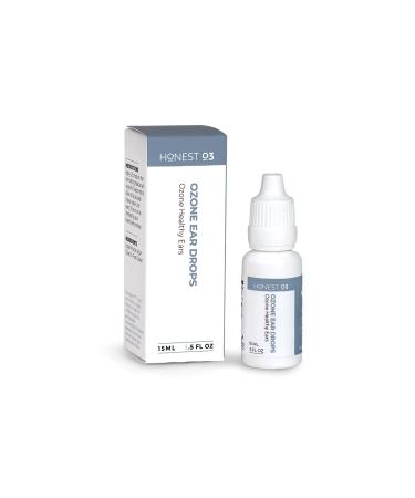 Honest O3 Ear Drops | Ozone Oil Infused Ear Care | Ozonated Oil to Nourish Protect & Cleanses | .5 Fluid Ounces