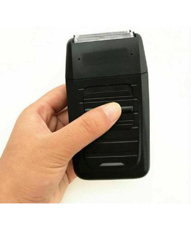 Buy Black Men's Stainless Steel Electric Razor - Twin Blade Beard Trimmer for Ultimate Face Care - Buy Online on GoSupps.com