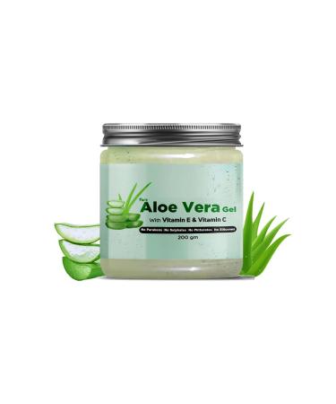 Aloe Vera Gel Moisturizer - Aloe Gel 7.05Ounce / 200Grm (Pack of 1) - Buy Online on GoSupps.com