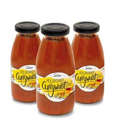 S llner's Heilbronner Currywurfsossen Sharp 3 Set Currywurst Wurst Grillen Grill Sours Dip Dipsosse Fondue Raclette Gift